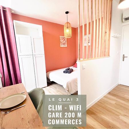Le Quai 3 - Studio Neuf Lumineux Calme - Clim - Wifi - Gare A 200M Agen Exterior photo