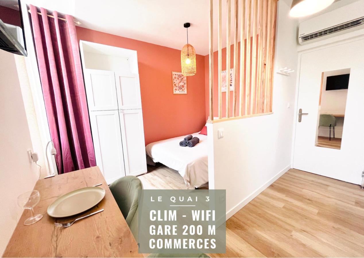 Le Quai 3 - Studio Neuf Lumineux Calme - Clim - Wifi - Gare A 200M Agen Exterior photo